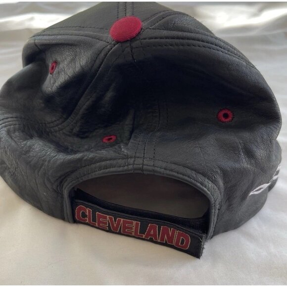 Vintage Cleveland Cavaliers Leather SnapBack Belt Hat Men’s RARE - Picture 8 of 10